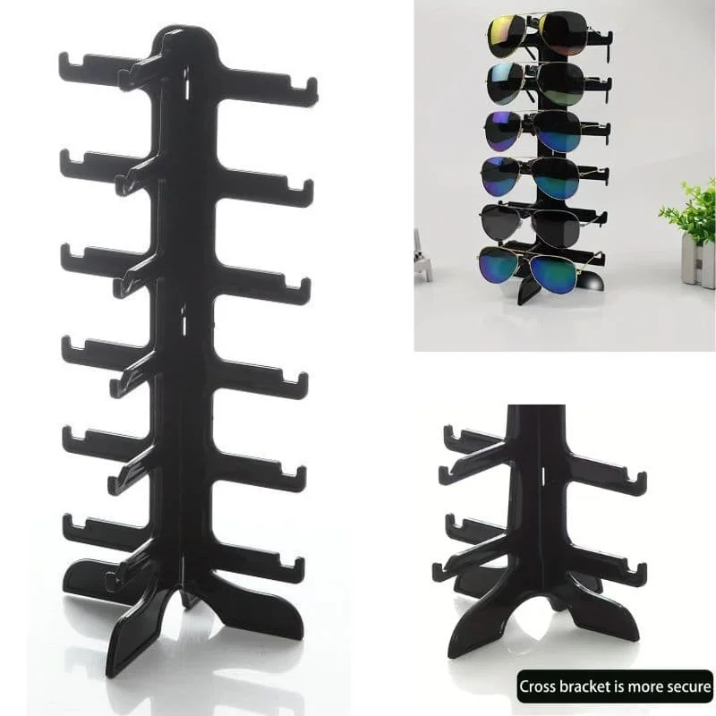 6Pair Glasses Rack Sunglasses Glasses Frame Stand Organizer Eyeglasses Holder 1